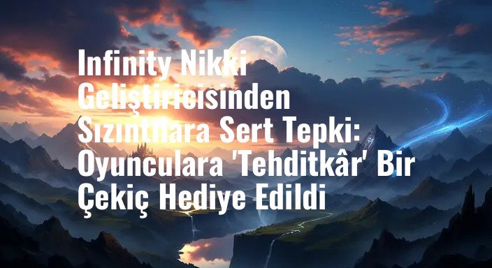 Infinity Nikki Geliştiricisinden Sızıntılara Sert Tepki: Oyunculara 'Tehditkâr' Bir Çekiç Hediye Edildi