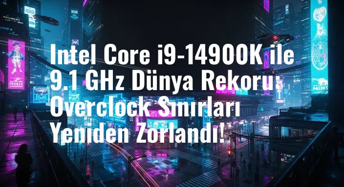 Intel Core i9-14900K ile 9.1 GHz Dünya Rekoru: Overclock Sınırları Yeniden Zorlandı!