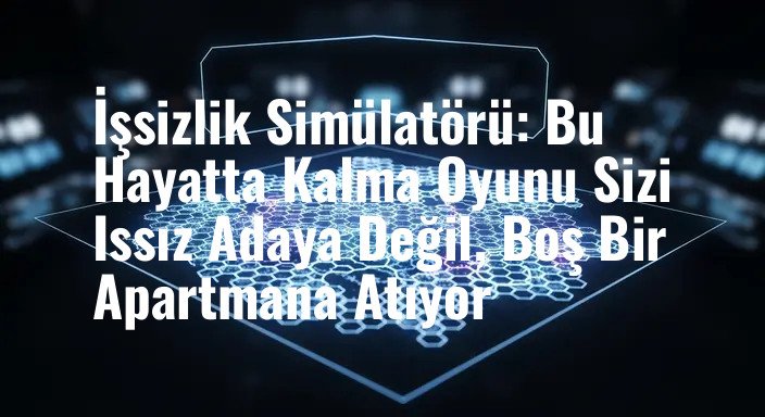 İşsizlik Simülatörü: Bu Hayatta Kalma Oyunu Sizi Issız Adaya Değil, Boş Bir Apartmana Atıyor