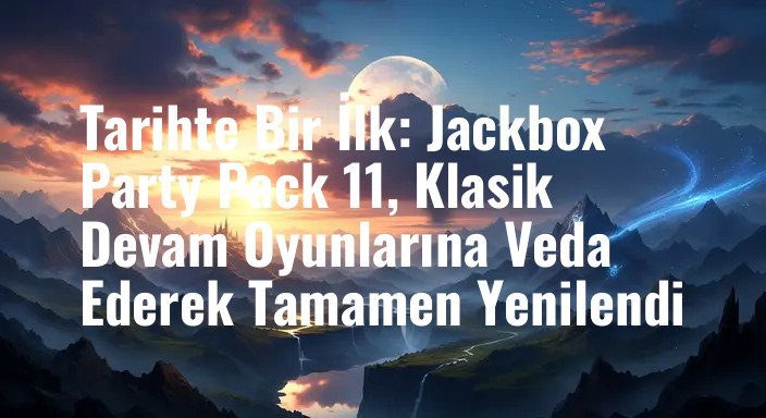 Tarihte Bir İlk: Jackbox Party Pack 11, Klasik Devam Oyunlarına Veda Ederek Tamamen Yenilendi