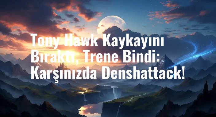 Tony Hawk Kaykayını Bıraktı, Trene Bindi: Karşınızda Denshattack!