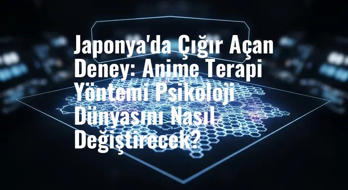 Japonya'da Çığır Açan Deney: Anime Terapi Yöntemi Psikoloji Dünyasını Nasıl Değiştirecek?