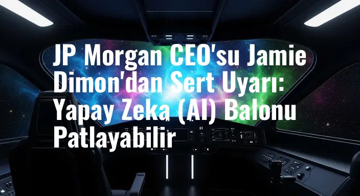 JP Morgan CEO'su Jamie Dimon'dan Sert Uyarı: Yapay Zeka (AI) Balonu Patlayabilir