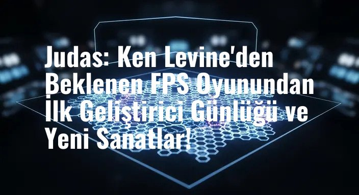 Judas: Ken Levine'den Beklenen FPS Oyunundan İlk Geliştirici Günlüğü ve Yeni Sanatlar!