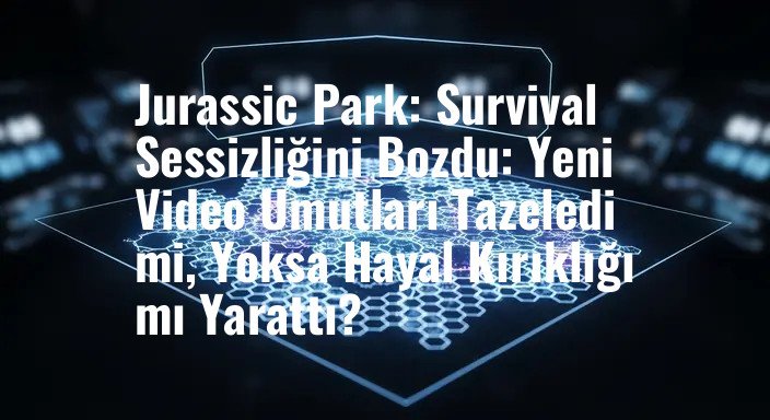 Jurassic Park: Survival Sessizliğini Bozdu: Yeni Video Umutları Tazeledi mi, Yoksa Hayal Kırıklığı mı Yarattı?