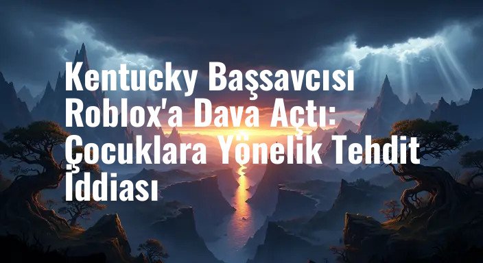 Kentucky Başsavcısı Roblox'a Dava Açtı: Çocuklara Yönelik Tehdit İddiası