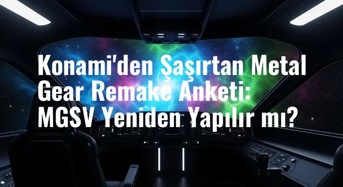 Konami'den Şaşırtan Metal Gear Remake Anketi: MGSV Yeniden Yapılır mı?