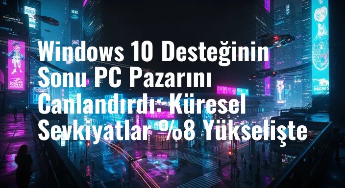 Windows 10 Desteğinin Sonu PC Pazarını Canlandırdı: Küresel Sevkiyatlar %8 Yükselişte