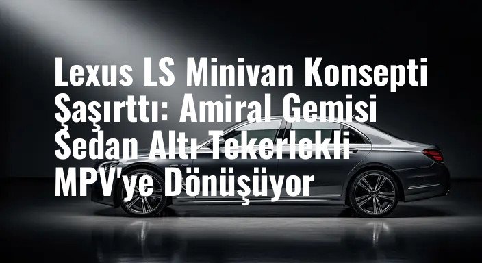 Lexus LS Minivan Konsepti Şaşırttı: Amiral Gemisi Sedan Altı Tekerlekli MPV'ye Dönüşüyor
