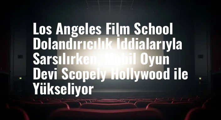 Los Angeles Film School Dolandırıcılık İddialarıyla Sarsılırken, Mobil Oyun Devi Scopely Hollywood ile Yükseliyor