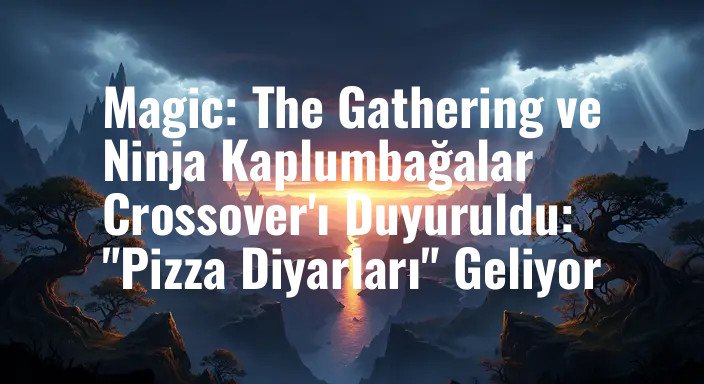 Magic: The Gathering ve Ninja Kaplumbağalar Crossover'ı Duyuruldu: "Pizza Diyarları" Geliyor