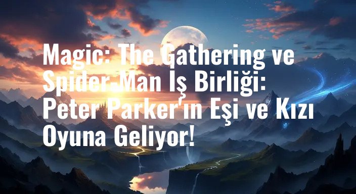 Magic: The Gathering ve Spider-Man İş Birliği: Peter Parker'ın Eşi ve Kızı Oyuna Geliyor!