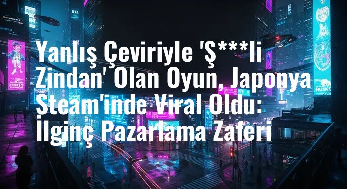 Yanlış Çeviriyle 'Ş***li Zindan' Olan Oyun, Japonya Steam'inde Viral Oldu: İlginç Pazarlama Zaferi