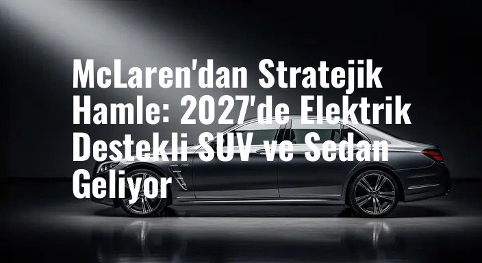 McLaren'dan Stratejik Hamle: 2027'de Elektrik Destekli SUV ve Sedan Geliyor