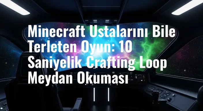 Minecraft Ustalarını Bile Terleten Oyun: 10 Saniyelik Crafting Loop Meydan Okuması