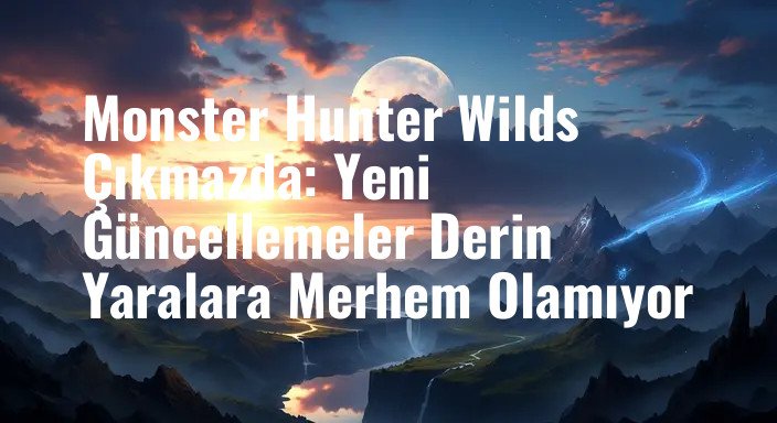 Monster Hunter Wilds Çıkmazda: Yeni Güncellemeler Derin Yaralara Merhem Olamıyor