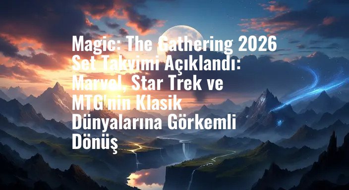 Magic: The Gathering 2026 Set Takvimi Açıklandı: Marvel, Star Trek ve MTG'nin Klasik Dünyalarına Görkemli Dönüş