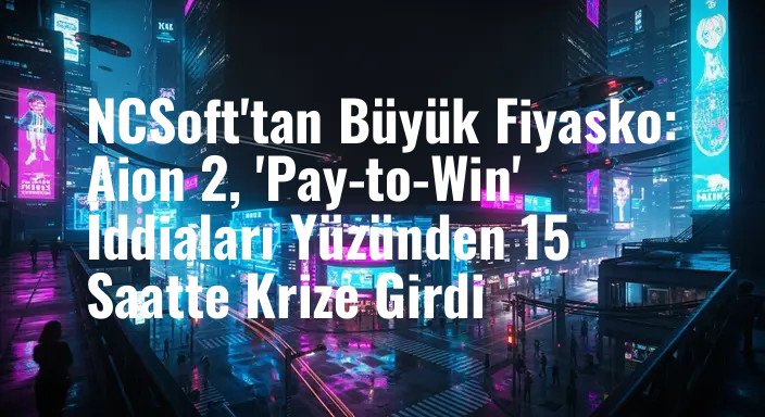 NCSoft'tan Büyük Fiyasko: Aion 2, 'Pay-to-Win' İddiaları Yüzünden 15 Saatte Krize Girdi