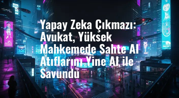 Yapay Zeka Çıkmazı: Avukat, Yüksek Mahkemede Sahte AI Atıflarını Yine AI ile Savundu