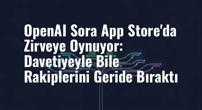 OpenAI Sora App Store'da Zirveye Oynuyor: Davetiyeyle Bile Rakiplerini Geride Bıraktı