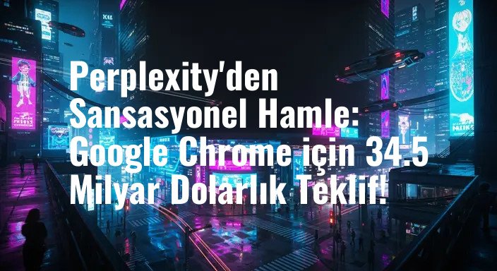 Perplexity'den Sansasyonel Hamle: Google Chrome için 34.5 Milyar Dolarlık Teklif!