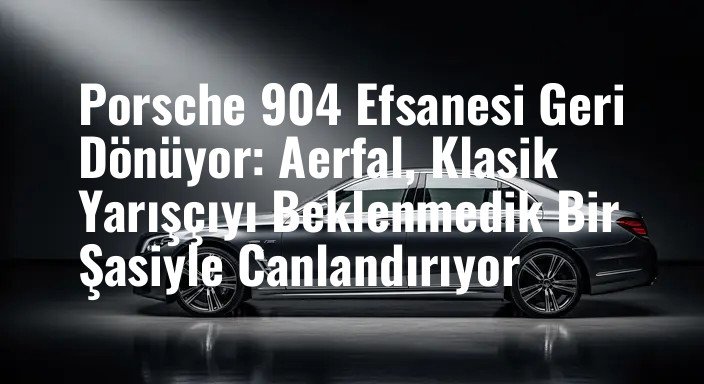 Porsche 904 Efsanesi Geri Dönüyor: Aerfal, Klasik Yarışçıyı Beklenmedik Bir Şasiyle Canlandırıyor