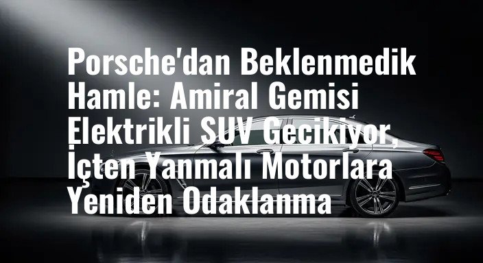Porsche'dan Beklenmedik Hamle: Amiral Gemisi Elektrikli SUV Gecikiyor, İçten Yanmalı Motorlara Yeniden Odaklanma