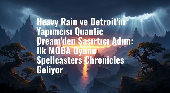 Heavy Rain ve Detroit'in Yapımcısı Quantic Dream'den Şaşırtıcı Adım: İlk MOBA Oyunu Spellcasters Chronicles Geliyor