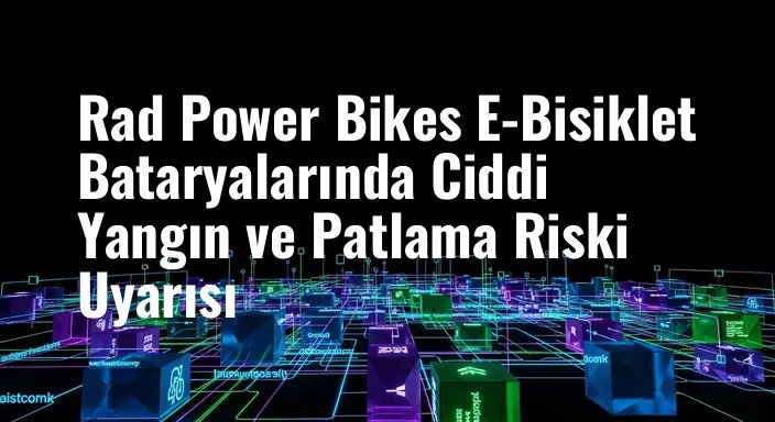 Rad Power Bikes E-Bisiklet Bataryalarında Ciddi Yangın ve Patlama Riski Uyarısı