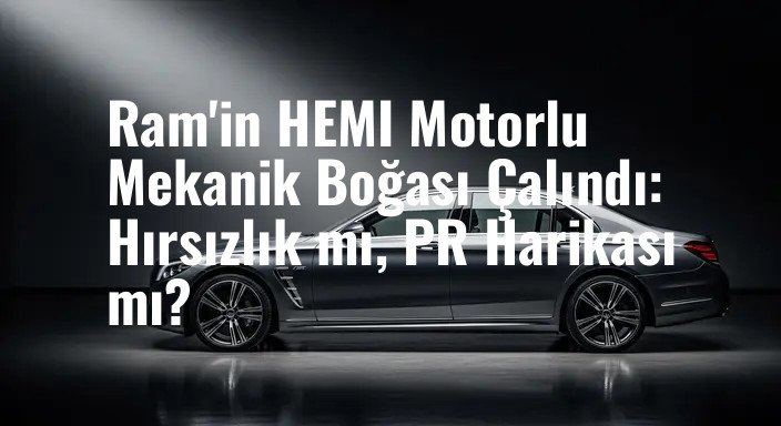 Ram'in HEMI Motorlu Mekanik Boğası Çalındı: Hırsızlık mı, PR Harikası mı?