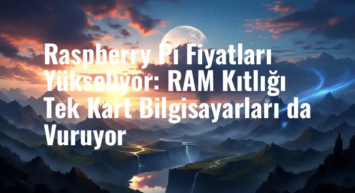 Raspberry Pi Fiyatları Yükseliyor: RAM Kıtlığı Tek Kart Bilgisayarları da Vuruyor
