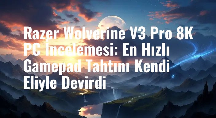 Razer Wolverine V3 Pro 8K PC İncelemesi: En Hızlı Gamepad Tahtını Kendi Eliyle Devirdi