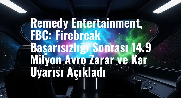 Remedy Entertainment, FBC: Firebreak Başarısızlığı Sonrası 14.9 Milyon Avro Zarar ve Kar Uyarısı Açıkladı