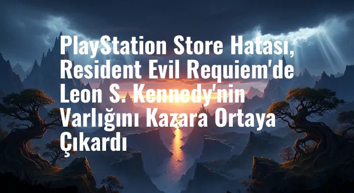 PlayStation Store Hatası, Resident Evil Requiem'de Leon S. Kennedy'nin Varlığını Kazara Ortaya Çıkardı