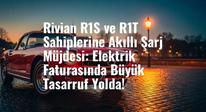 Rivian R1S ve R1T Sahiplerine Akıllı Şarj Müjdesi: Elektrik Faturasında Büyük Tasarruf Yolda!