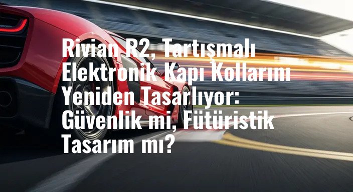 Rivian R2, Tartışmalı Elektronik Kapı Kollarını Yeniden Tasarlıyor: Güvenlik mi, Fütüristik Tasarım mı?