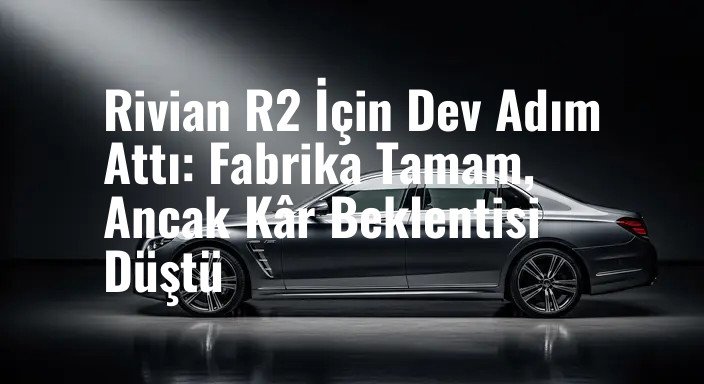 Rivian R2 İçin Dev Adım Attı: Fabrika Tamam, Ancak Kâr Beklentisi Düştü