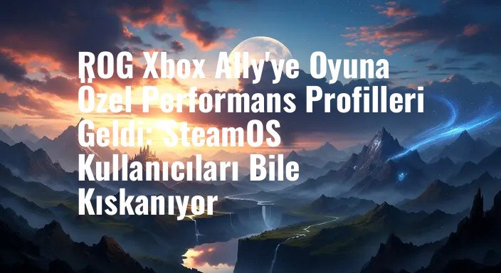 ROG Xbox Ally'ye Oyuna Özel Performans Profilleri Geldi: SteamOS Kullanıcıları Bile Kıskanıyor