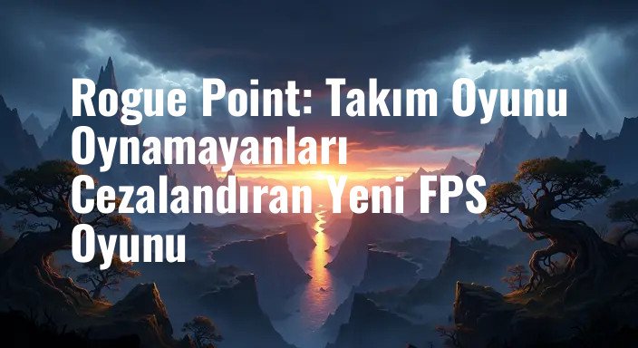 Rogue Point: Takım Oyunu Oynamayanları Cezalandıran Yeni FPS Oyunu
