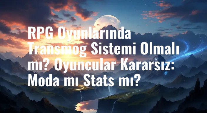 RPG Oyunlarında Transmog Sistemi Olmalı mı? Oyuncular Kararsız: Moda mı Stats mı?