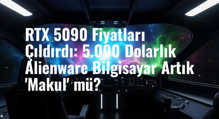 RTX 5090 Fiyatları Çıldırdı: 5.000 Dolarlık Alienware Bilgisayar Artık 'Makul' mü?