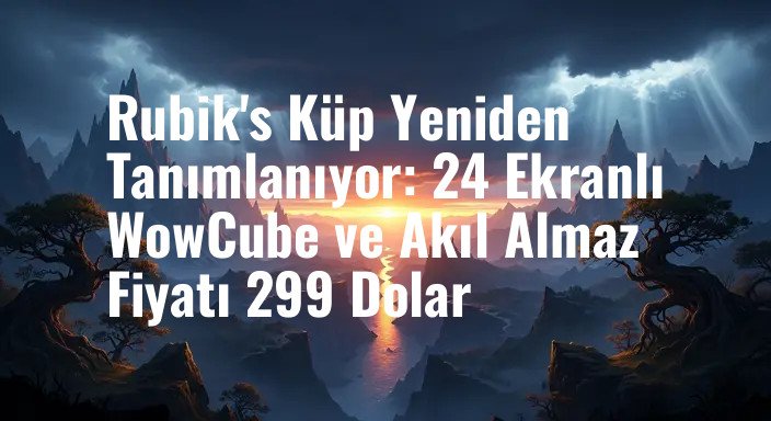 Rubik's Küp Yeniden Tanımlanıyor: 24 Ekranlı WowCube ve Akıl Almaz Fiyatı 299 Dolar