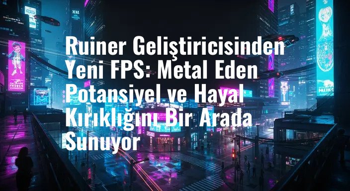 Ruiner Geliştiricisinden Yeni FPS: Metal Eden Potansiyel ve Hayal Kırıklığını Bir Arada Sunuyor