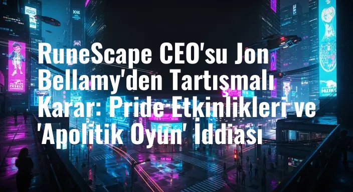 RuneScape CEO'su Jon Bellamy'den Tartışmalı Karar: Pride Etkinlikleri ve 'Apolitik Oyun' İddiası