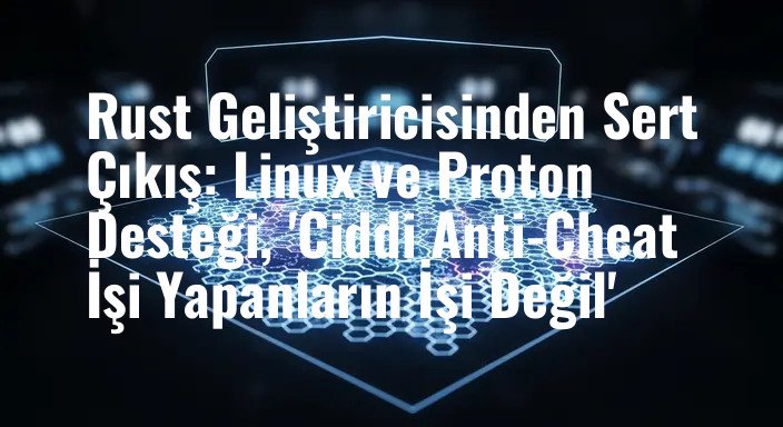 Rust Geliştiricisinden Sert Çıkış: Linux ve Proton Desteği, 'Ciddi Anti-Cheat İşi Yapanların İşi Değil'