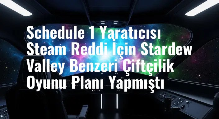 Schedule 1 Yaratıcısı Steam Reddi İçin Stardew Valley Benzeri Çiftçilik Oyunu Planı Yapmıştı