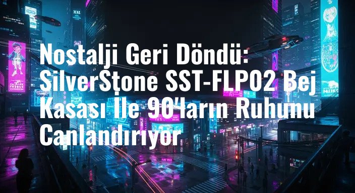 Nostalji Geri Döndü: SilverStone SST-FLP02 Bej Kasası İle 90'ların Ruhunu Canlandırıyor