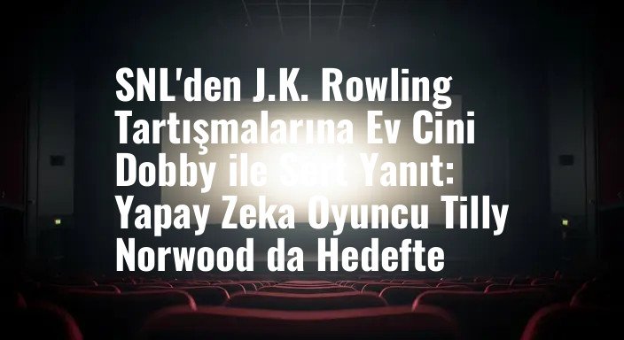 SNL'den J.K. Rowling Tartışmalarına Ev Cini Dobby ile Sert Yanıt: Yapay Zeka Oyuncu Tilly Norwood da Hedefte