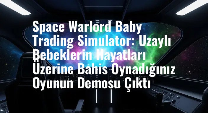 Space Warlord Baby Trading Simulator: Uzaylı Bebeklerin Hayatları Üzerine Bahis Oynadığınız Oyunun Demosu Çıktı