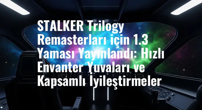 STALKER Trilogy Remasterları için 1.3 Yaması Yayınlandı: Hızlı Envanter Yuvaları ve Kapsamlı İyileştirmeler